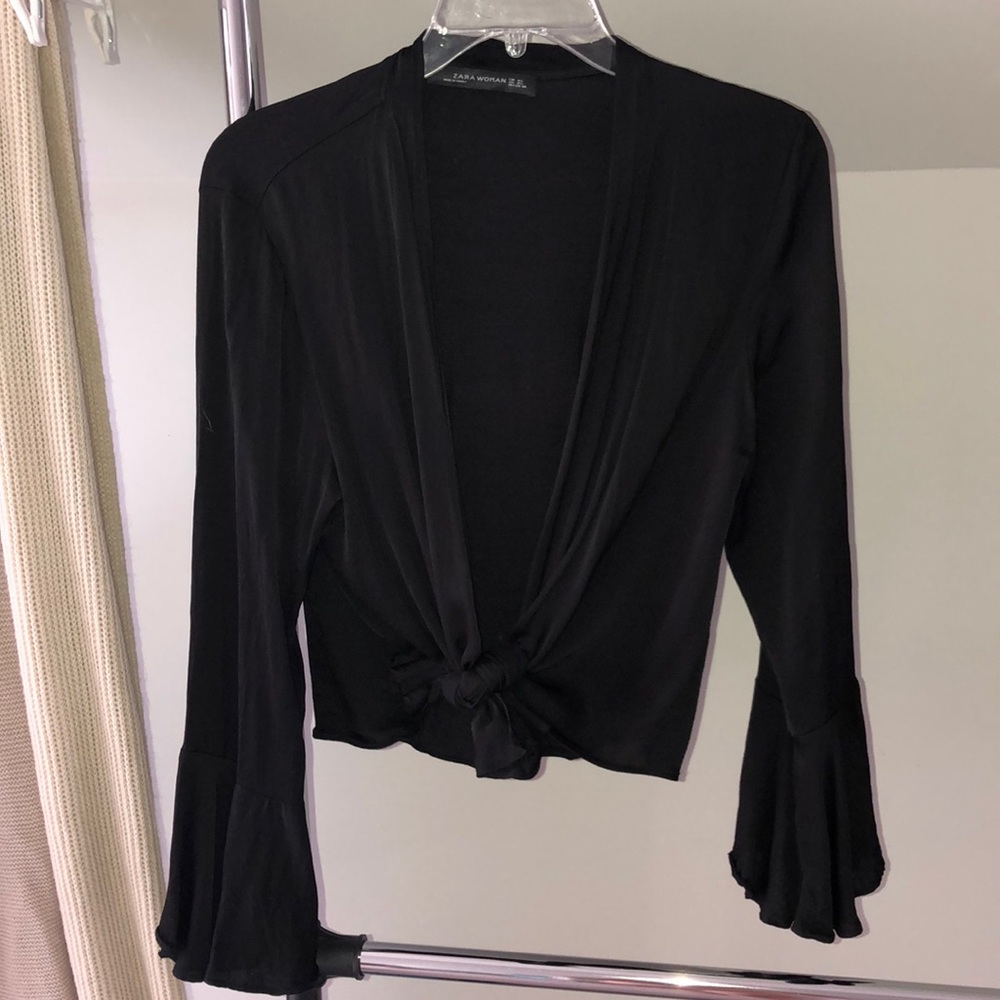 Zara silk versatile top